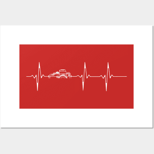 Camera heartbeat photographer electrocardiogram Posters and Art